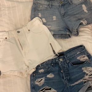3 Denim Shorts (pack)